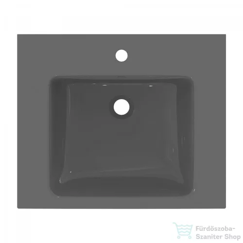 Ideal Standard I.Life B 61x51 cm-es falra/bútorra szerelhető mosdó,fényes szürke T460558