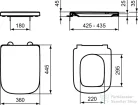 Ideal Standard I.LIFE B wc ülőke,fehér T468201