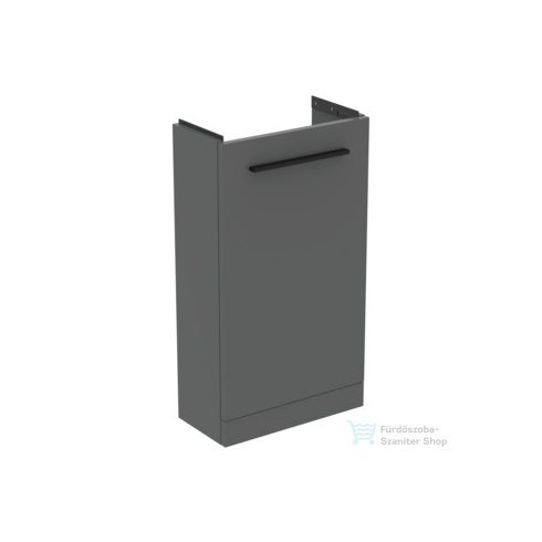 Ideal Standard I.Life S 41x20,5 cm-es 1 ajtós álló szekrény mosdó és fogantyú nélkül,Quartz grey matt T5005NG