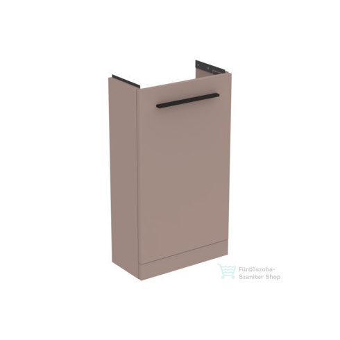 Ideal Standard I.Life S 41x20,5 cm-es 1 ajtós álló szekrény mosdó és fogantyú nélkül,Greige matt T5005NH