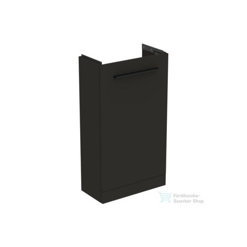 Ideal Standard I.Life S 41x20,5 cm-es 1 ajtós álló szekrény mosdó és fogantyú nélkül,Carbon grey matt T5005NV