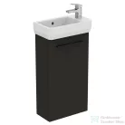 Ideal Standard I.Life S 41x20,5 cm-es 1 ajtós álló szekrény mosdó és fogantyú nélkül,Carbon grey matt T5005NV