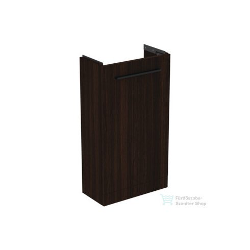 Ideal Standard I.Life S 41x20,5 cm-es 1 ajtós álló szekrény mosdó és fogantyú nélkül,Coffee oak T5005NW