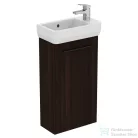 Ideal Standard I.Life S 41x20,5 cm-es 1 ajtós álló szekrény mosdó és fogantyú nélkül,Coffee oak T5005NW