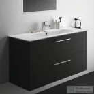Ideal Standard I.LIFE A 120x44 cm-es 2 fiókos fali alsószekrény mosdó és fogantyú nélkül,Carbon grey matt T5258NV