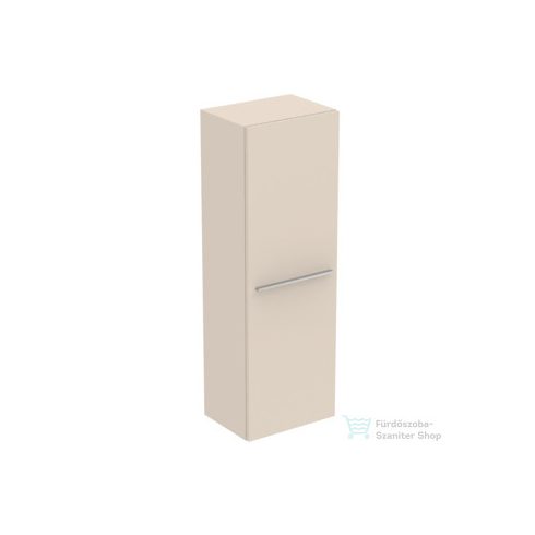 Ideal Standard I.Life A 40x30x120 cm-es 1 ajtós szekrény fogantyú nélkül,Sand beige matt T5261NF