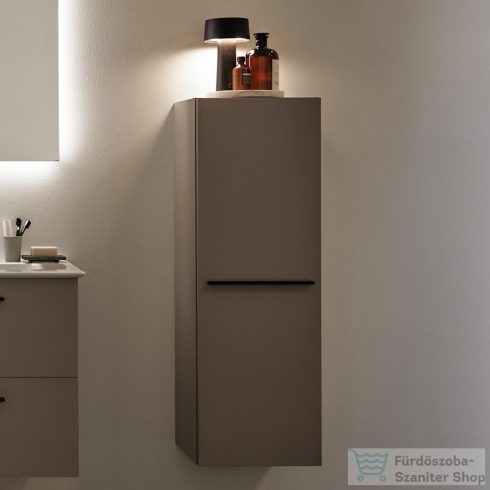 Ideal Standard I.Life A 40x30x120 cm-es 1 ajtós szekrény fogantyú nélkül,Quartz grey matt T5261NG