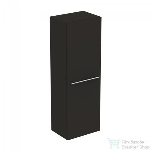 Ideal Standard I.Life A 40x30x120 cm-es 1 ajtós szekrény fogantyú nélkül,Carbon grey matt T5261NV