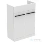 Ideal Standard I LIFE A 60x30 cm-es 2 ajtós álló alsószekrény mosdó,munkalap és fogantyú nélkül,matt fehér T5262DU