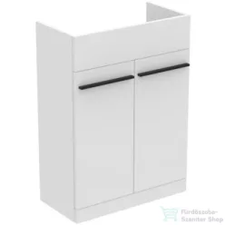   Ideal Standard I LIFE A 60x30 cm-es 2 ajtós álló alsószekrény mosdó,munkalap és fogantyú nélkül,matt fehér T5262DU