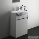 Ideal Standard I LIFE A 60x30 cm-es 2 ajtós álló alsószekrény mosdó,munkalap és fogantyú nélkül,matt fehér T5262DU