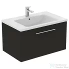 Ideal Standard I.Life B 80x50,5 cm-es 1 fiókos fali szekrény mosdó és fogantyú nélkül,Carbon grey matt T5271NV