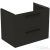 Ideal Standard I.Life B 80x50,5 cm-es 2 fiókos fali szekrény mosdó és fogantyú nélkül,Carbon grey matt T5272NV