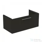 Ideal Standard I.Life B 100x50,5 cm-es 1 fiókos fali szekrény mosdó és fogantyú nélkül,Carbon grey matt T5275NV