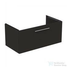   Ideal Standard I.Life B 100x50,5 cm-es 1 fiókos fali szekrény mosdó és fogantyú nélkül,Carbon grey matt T5275NV