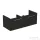 Ideal Standard I.Life B 120x50,5 cm-es 2 fiókos fali szekrény mosdó és fogantyú nélkül,Carbon grey matt T5277NV