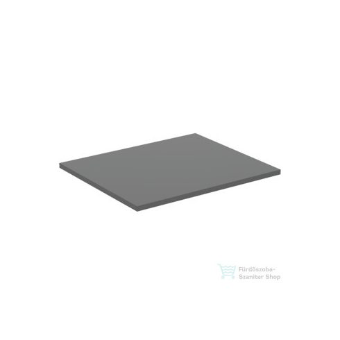 Ideal Standard I.LIFE B 60,2x50,7x1,8 cm-es pult bútorra,kivágás nélkül,Quartz grey matt T5281NG