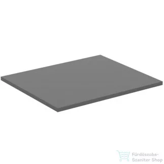 Ideal Standard I.LIFE B 60,2x50,7x1,8 cm-es pult bútorra,kivágás nélkül,Quartz grey matt T5281NG