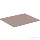 Ideal Standard I.LIFE B 60,2x50,7x1,8 cm-es pult bútorra,kivágás nélkül,Greige matt T5281NH