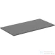 Ideal Standard I.LIFE B 100,2x50,7x1,8 cm-es pult bútorra,kivágás nélkül,Quartz grey matt T5283NG