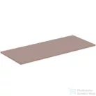 Ideal Standard I.LIFE B 120,2x50,7x1,8 cm-es pult bútorra,kivágás nélkül,Greige matt T5284NH