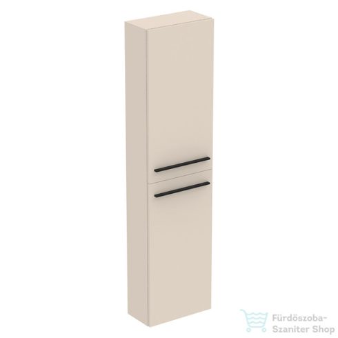 Ideal Standard I.Life S 40x21x160 cm-es 2 ajtós szekrény fogantyú nélkül,Sand beige matt T5288NF