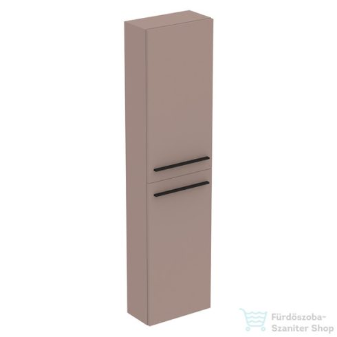 Ideal Standard I.Life S 40x21x160 cm-es 2 ajtós szekrény fogantyú nélkül,Greige matt T5288NH