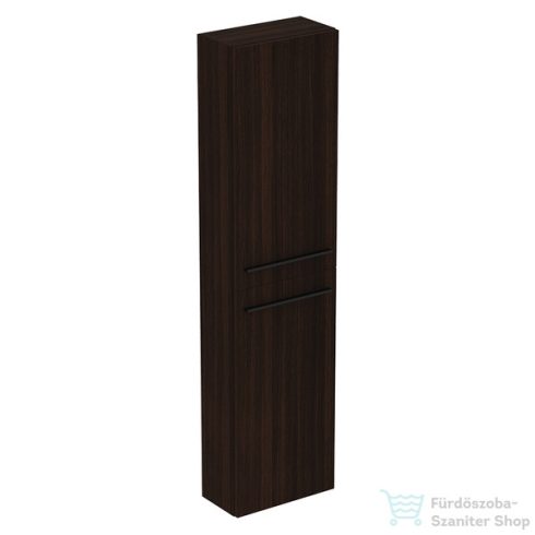 Ideal Standard I.Life S 40x21x160 cm-es 2 ajtós szekrény fogantyú nélkül,Coffee oak T5288NW