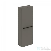   Ideal Standard I.Life S 40x21x120 cm-es 1 ajtós szekrény fogantyú nélkül,Quartz grey matt T5289NG