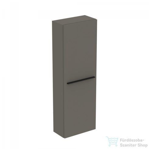 Ideal Standard I.Life S 40x21x120 cm-es 1 ajtós szekrény fogantyú nélkül,Quartz grey matt T5289NG