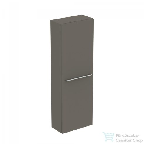 Ideal Standard I.Life S 40x21x120 cm-es 1 ajtós szekrény fogantyú nélkül,Quartz grey matt T5289NG