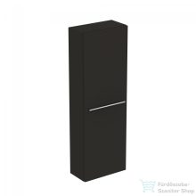   Ideal Standard I.Life S 40x21x120 cm-es 1 ajtós szekrény fogantyú nélkül,Carbon grey matt T5289NV