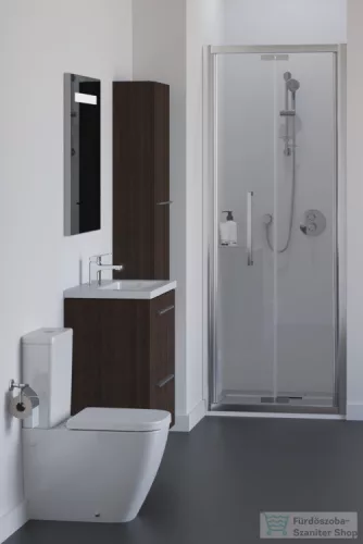 Ideal Standard I.Life S 40x21x120 cm-es 1 ajtós szekrény fogantyú nélkül,Coffee oak T5289NW