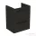 Ideal Standard I.Life S 50x37,5 cm-es 2 fiókos fali szekrény mosdó és fogantyú nélkül,Carbon grey matt T5291NV