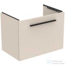   Ideal Standard I.Life S 60x37,5 cm-es 1 fiókos fali szekrény mosdó és fogantyú nélkül,Sand beige matt T5292NF