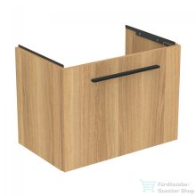   Ideal Standard I.Life S 60x37,5 cm-es 1 fiókos fali szekrény mosdó és fogantyú nélkül,Natural oak T5292NX