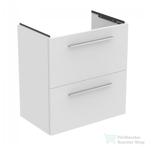 Ideal Standard I.Life S 60x37,5 cm-es 1 fiókos fali szekrény mosdó és fogantyú nélkül,matt fehér T5293DU