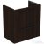 Ideal Standard I.Life S 60x37,5 cm-es 1 fiókos fali szekrény mosdó és fogantyú nélkül,Coffee oak T5293NW