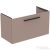 Ideal Standard I.Life S 80x37,5 cm-es 1 fiókos fali szekrény mosdó és fogantyú nélkül,Greige matt T5294NH