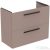 Ideal Standard I.Life S 80x37,5 cm-es 2 fiókos fali szekrény mosdó és fogantyú nélkül,Greige matt T5295NH