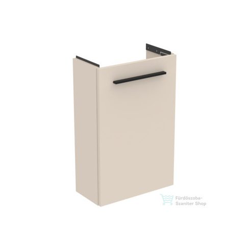 Ideal Standard I.Life S 41x20,5 cm-es 1 ajtós fali szekrény mosdó és fogantyú nélkül,Sand beige matt T5296NF