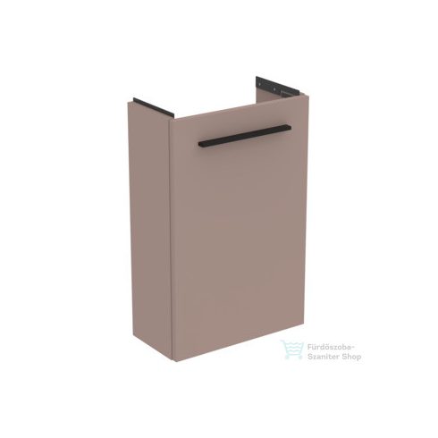 Ideal Standard I.Life S 41x20,5 cm-es 1 ajtós fali szekrény mosdó és fogantyú nélkül,Greige matt T5296NH