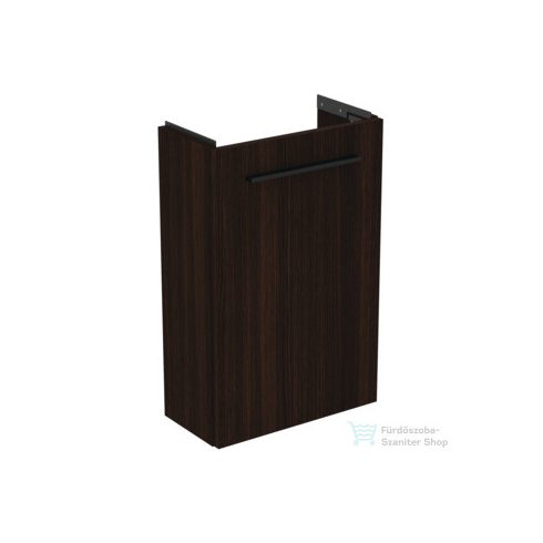 Ideal Standard I.Life S 41x20,5 cm-es 1 ajtós fali szekrény mosdó és fogantyú nélkül,Coffee oak T5296NW