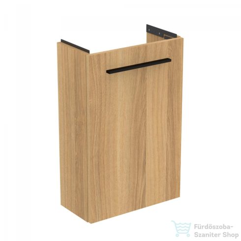 Ideal Standard I.Life S 41x20,5 cm-es 1 ajtós fali szekrény mosdó és fogantyú nélkül,Natural oak T5296NX