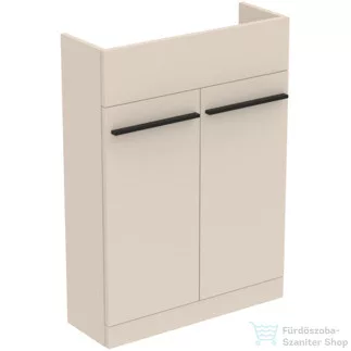 Ideal Standard I.Life S 60x21 cm-es 2 ajtós álló szekrény mosdó és fogantyú nélkül,Sand beige matt T5298NF