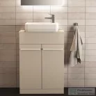 Ideal Standard I.Life S 60x21 cm-es 2 ajtós álló szekrény mosdó és fogantyú nélkül,Sand beige matt T5298NF