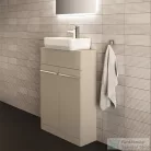Ideal Standard I.Life S 60x21 cm-es 2 ajtós álló szekrény mosdó és fogantyú nélkül,Sand beige matt T5298NF