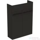 Ideal Standard I.Life S 60x21 cm-es 2 ajtós álló szekrény mosdó és fogantyú nélkül,Carbon grey matt T5298NV