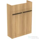 Ideal Standard I.Life S 60x21 cm-es 2 ajtós álló szekrény mosdó és fogantyú nélkül,Natural oak T5298NX