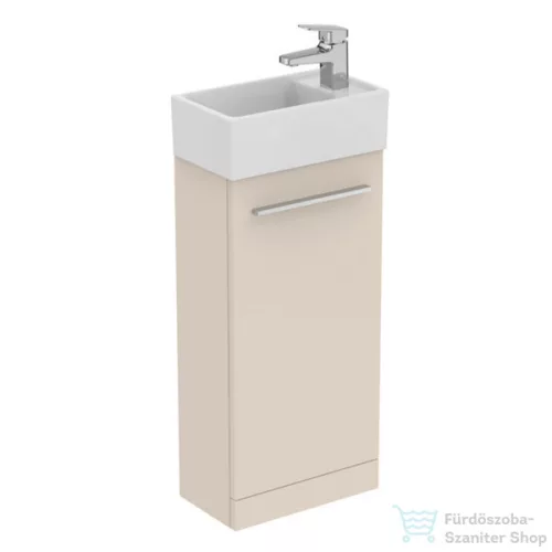 Ideal Standard I.Life S 35,4x20,2 cm-es 1 ajtós álló szekrény mosdó és fogantyú nélkül,Sand beige matt T5303NF